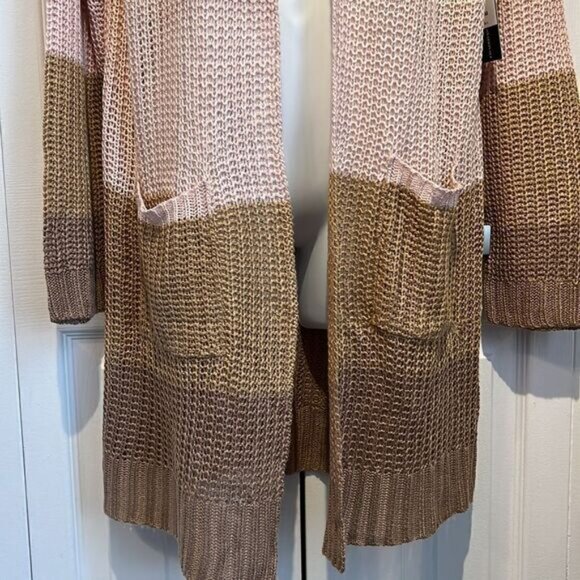 Inc International Concepts Colour Block Loose Knit Cardigan Size M - Picture 4 of 12